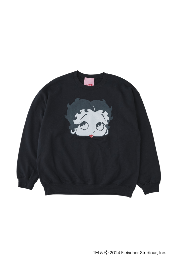 BETTY BOOP™ FACE CREWNECK SWEATSHIRT