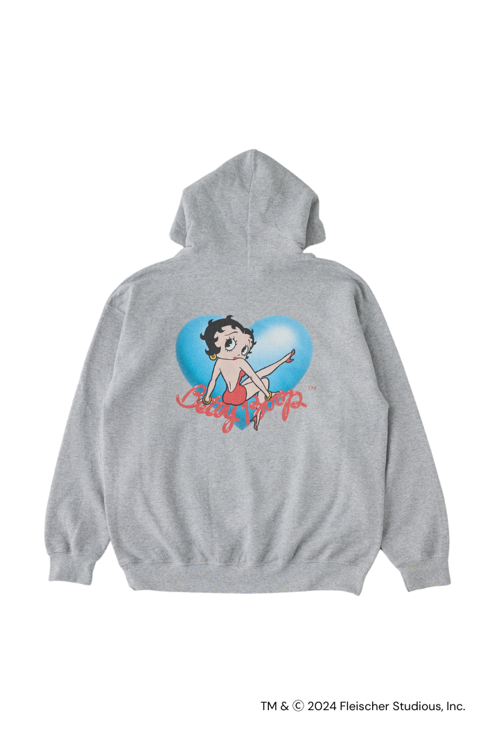 BETTY BOOP™ LOGO HEART HOODIE