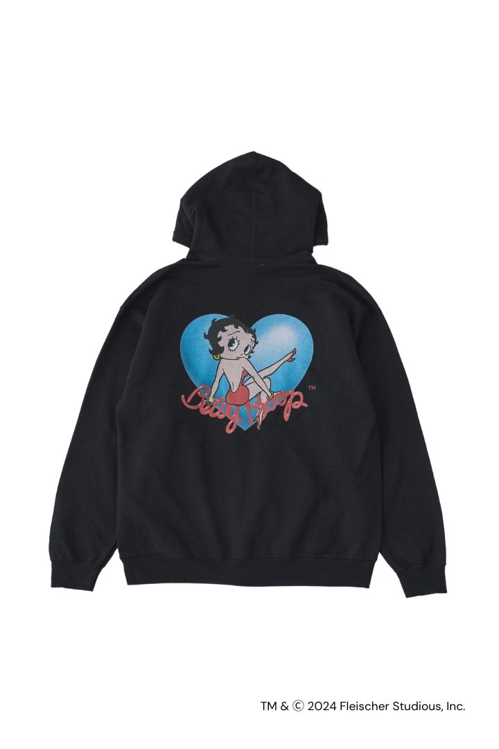 BETTY BOOP™ LOGO HEART HOODIE