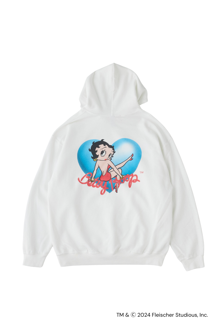 BETTY BOOP™ LOGO HEART HOODIE